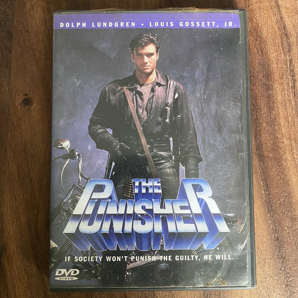 The Punisher (DVD, 1989) Dolph Lundgren Louis Gossett